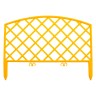 Забор декоративный Сетка, 24 х 320 см, желтый, Россия, Palisad 65001