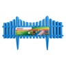 Забор декоративный Гибкий, 24 х 300 см, голубой, Россия, Palisad 65019
