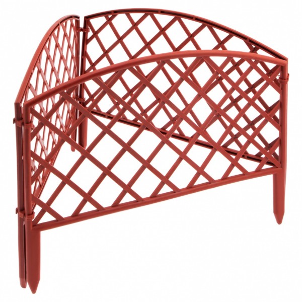 Забор декоративный Сетка, 24 х 320 см, терракот, Россия, Palisad 65026