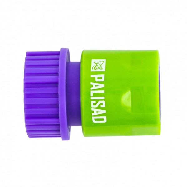 Соединитель пластмассовый, быстросъемный, внутренняя резьба 3/4, аквастоп Palisad 66170