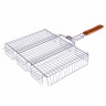 Решетка гриль 315 х 410 х 70 мм, объемная, хромированная Camping Palisad 69562