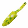 Совок цельнометаллический алюминиевый узкий, Flower Lime, Palisad 62001