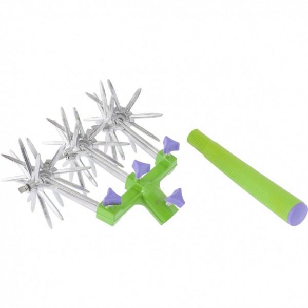 Культиватор садовый, 3 пары колес, рукоятка с 1 парой колес 65 х 205 мм, Palisad 62030