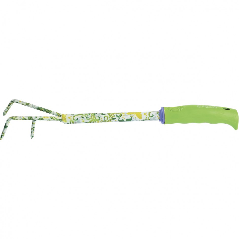 Рыхлитель 3 - зубый, 55 х 385 мм, стальной, пластиковая рукоятка, Flower Green, Palisad 62038