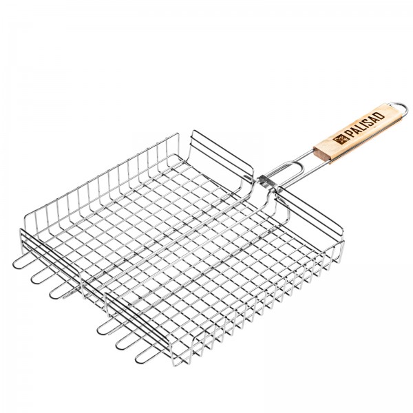 Решетка-гриль 340х340х60 мм, объемная, нержавеющая сталь, Palisad 69647