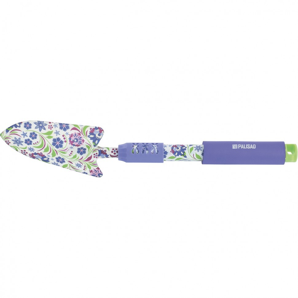 Совок посадочный узкий, 80 х 450 мм, стальной, удлиненная рукоятка, Flower Mint, Palisad 62044