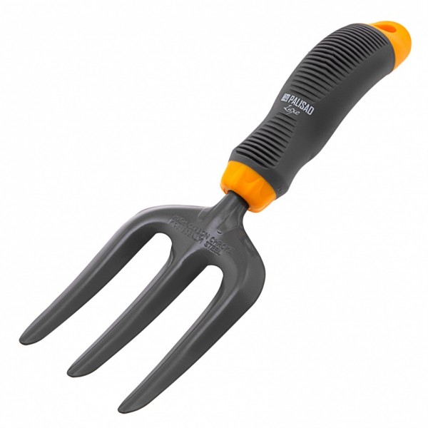 Вилка посадочная 3 - зубая, эргономичная двухкомпонентная рукоятка, Luxe, Palisad 62383