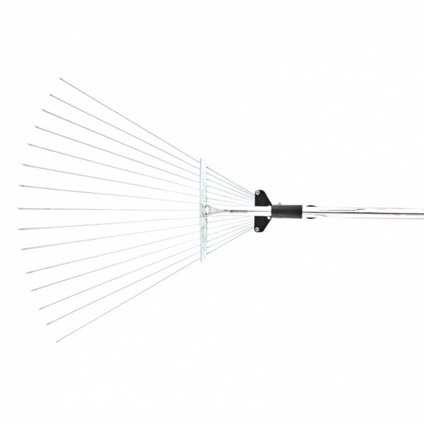 Грабли веерные стальные, 190 - 520 х 1200 - 1500 мм, 15 зубьев, раздвижные, стальной черенок, Palisad 6175655