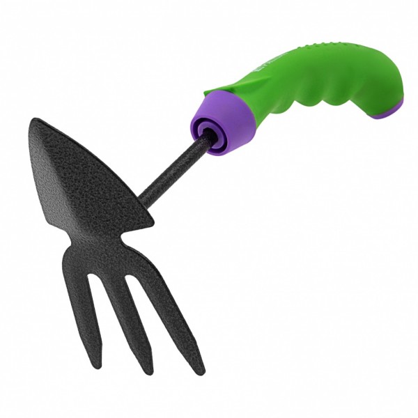 Мотыжка комбинированная, 75 х 260 мм, стальная, обрезиненная эргономичная рукоятка, Era, Palisad 62377