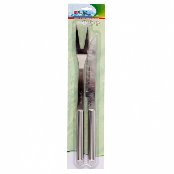 Набор приборов для барбекю 2 предмета в блистере Camping Palisad 69646