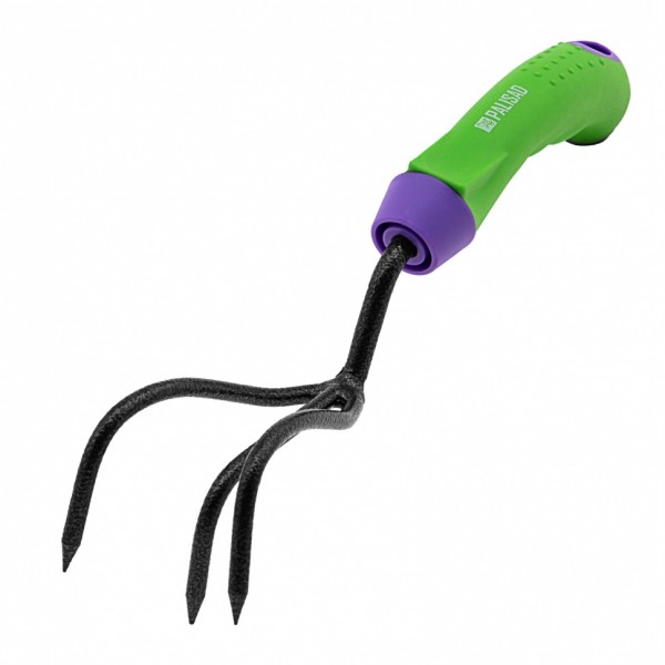 Рыхлитель 3 - зубый, 60 х 310 мм, стальной, обрезиненная эргономичная рукоятка, Era, Palisad 62375