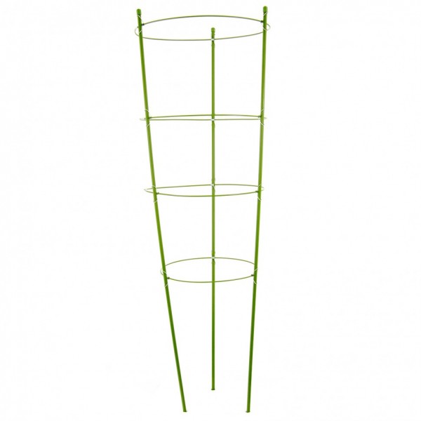 Поддержка для растений круглая H 90 см, металл в пластике, 4 кольца Palisad 644025