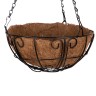 Подвесное кашпо с декором, 25 см, с кокосовой корзиной Palisad 69005