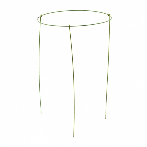 Опора для растений круглая, D 28 см, H 45 см, 3 шти в упаковке, металл в пластике Palisad 644075