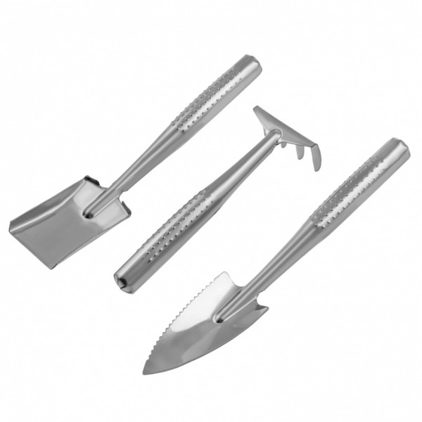 Набор по уходу за комнатными растениями, цельнометаллический, 3 предмета, Luxe, Palisad 62909