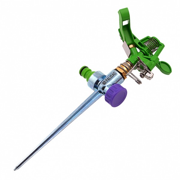 Разбрызгиватель латунный, импульсный, с регулировкой угла горизонт распыления до 26 м Palisad 65412