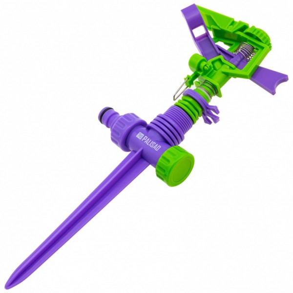 Разбрызгиватель, АБС-пластик, импульсный, с регулировкой угла горизонт распыления до 26 м Palisad 65415