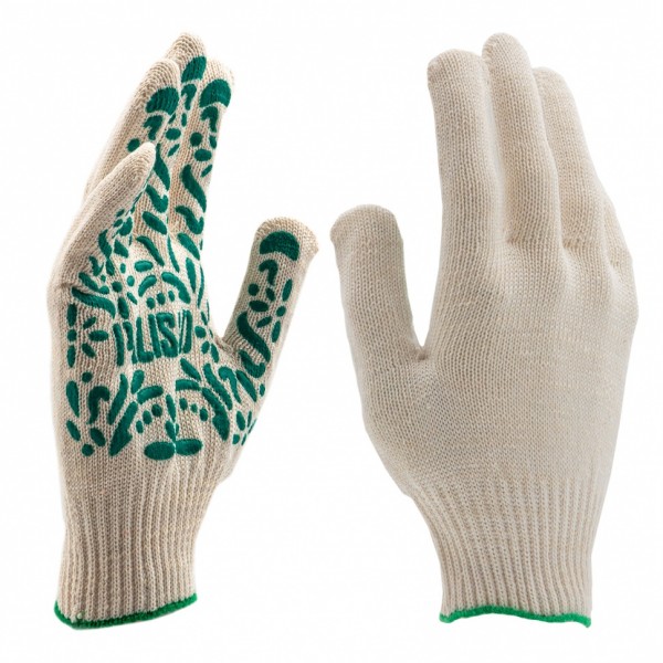 Перчатки садовые х/б, ПВХ покрытие, Летний сад, 10 класс Palisad Россия 67771