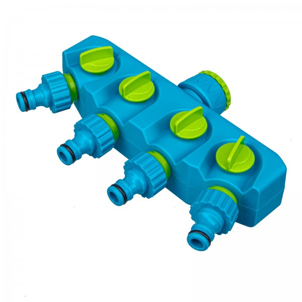 Разветвитель четырехканальный, пластиковый Luxe Palisad 65787