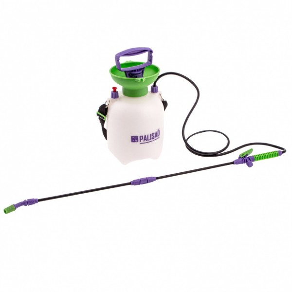 Опрыскиватель ручной с горловиной 3 л, с насосом, шлангом и разбрызгивателем Palisad 64743