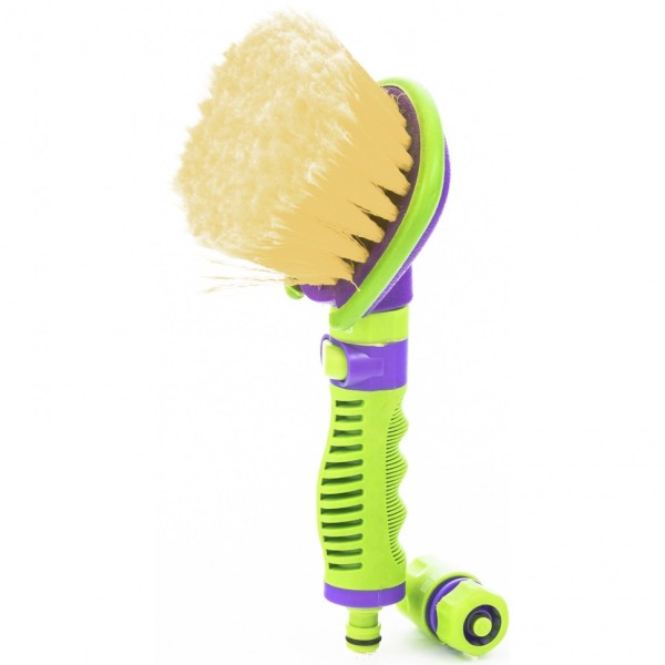 Моечный набор (щетка со штуцерной посадкой и быстросъемный соединитель) Palisad 65192