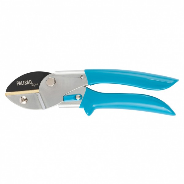 Секатор с наковальней, 205 мм, усиленный, рукоятки в ПВХ-оболочке, Luxe, Palisad 605245