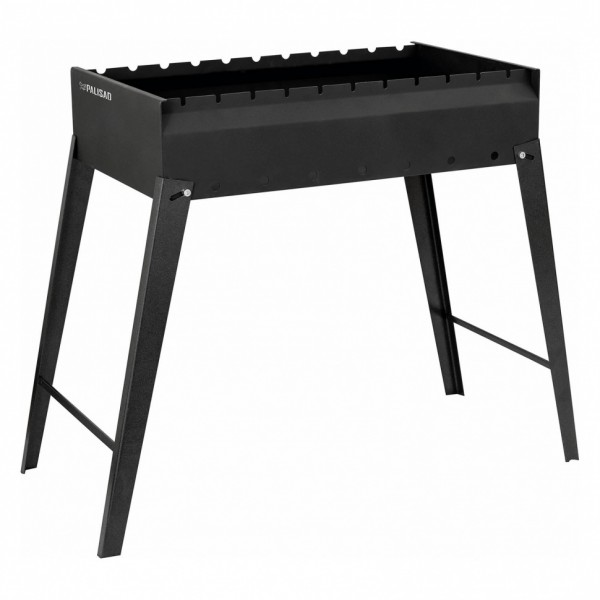 Мангал сварной, 605 х 375 х 138/640 мм, сталь 2 мм, Camping Palisad 69668