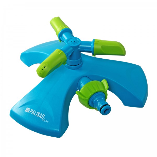 Разбрызгиватель вращающийся, 3 лопасти, утяжеленная база, LUXE Palisad 65806