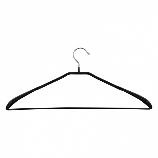 Вешалка металлическая для верхней одежды с прорезиненным противоскользящим покрытием 45 см, Home Palisad 929265