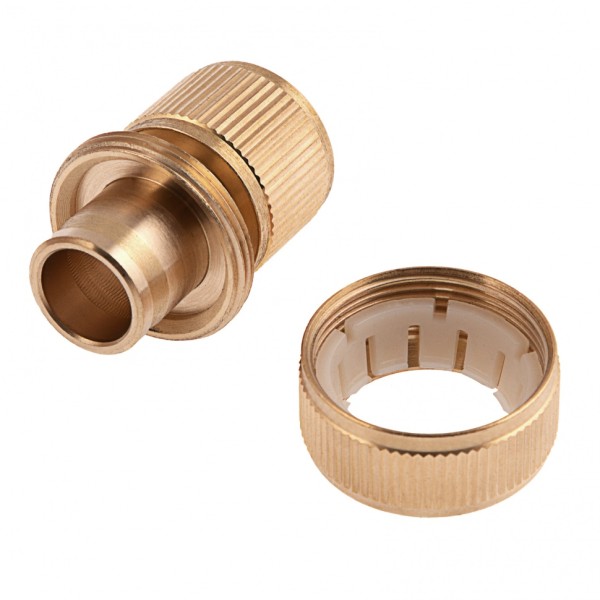 Соединитель латунный, быстросъемный для шланга 3/4 Palisad 66260